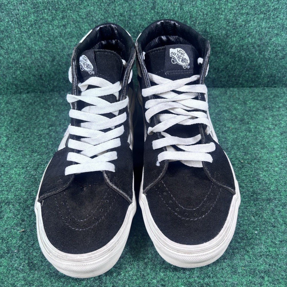 VANS Sk8-Hi Men's Black/White Checkerboard Lace-Up High Top Sneakers Mens 8 - Picture 3 of 8
